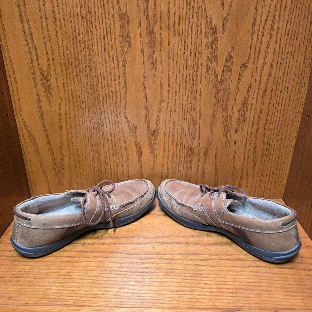 Timberland Boat Shoes Earthkeepers Cupsole 3 Eye Brown Leather Men's 8.5 72565